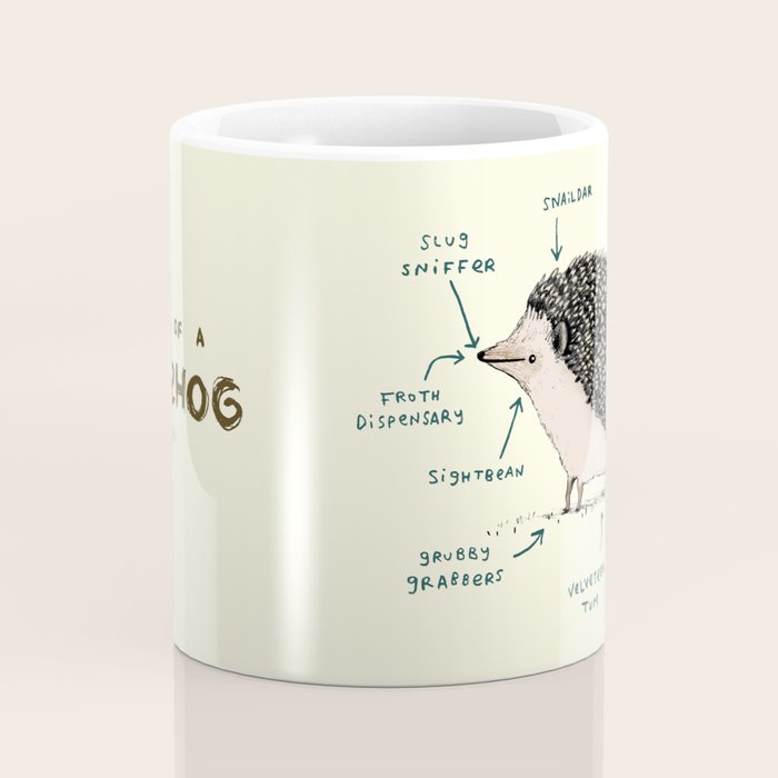 Anatomy of a Hedgehog Coffee Mug Gallery Image 4