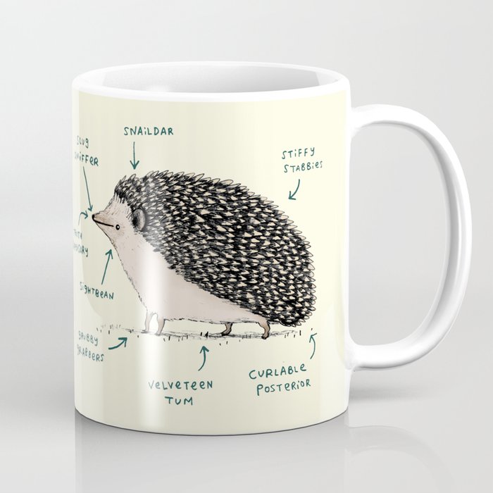 Anatomy of a Hedgehog Coffee Mug Gallery Image 1