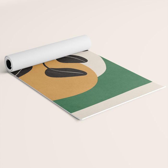 Modern Abstract Minimal Shapes Branches Art 6 Yoga Mat Gallery Image 2
