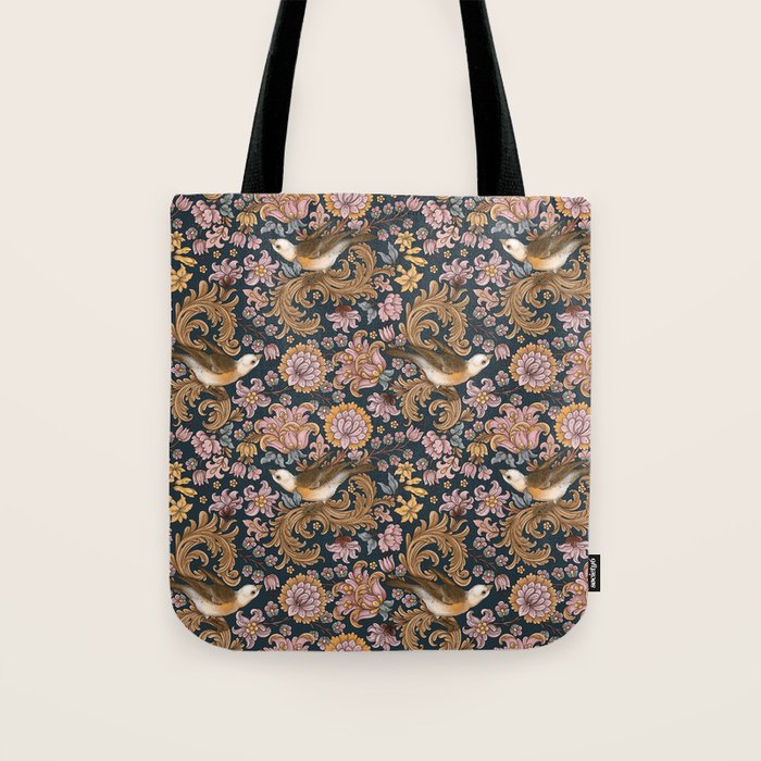 Ornate Bird Garden Tote Bag Gallery Image 1