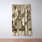 Jean Frédéric Maximilien de Waldeck Erotic Lovers XI Window Curtain Gallery Image 3