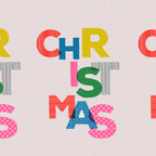 Christmas colorful typography Coffee Mug Gallery Image 2