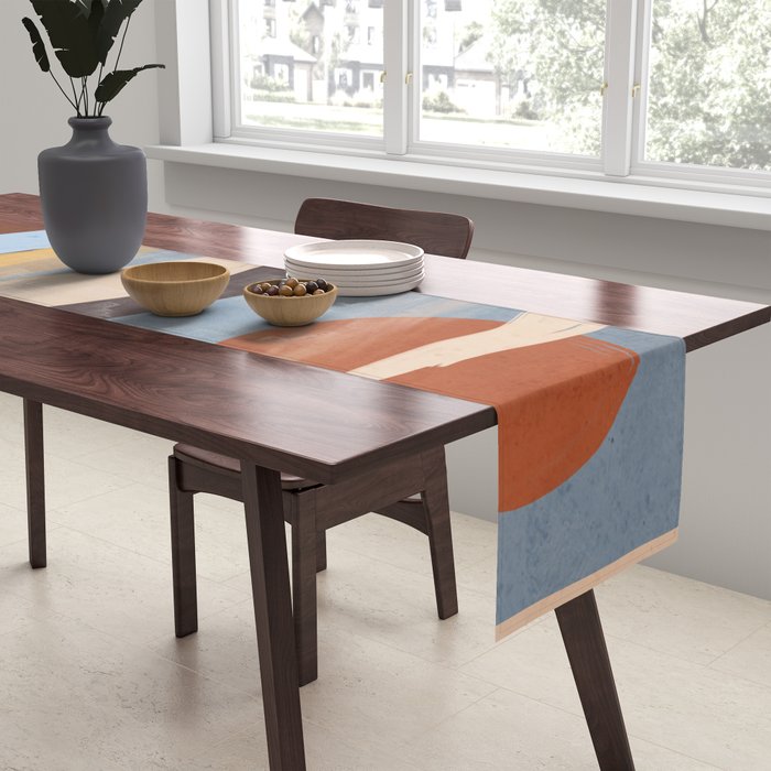 Abstract Art Landscape 63 Table Runner Gallery Image 2