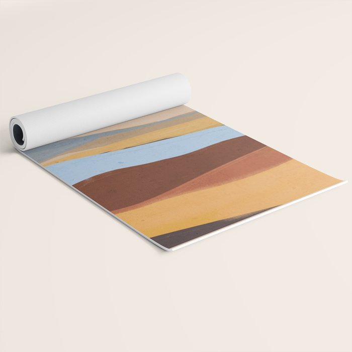 Abstract Art Landscape 63 Yoga Mat Gallery Image 2
