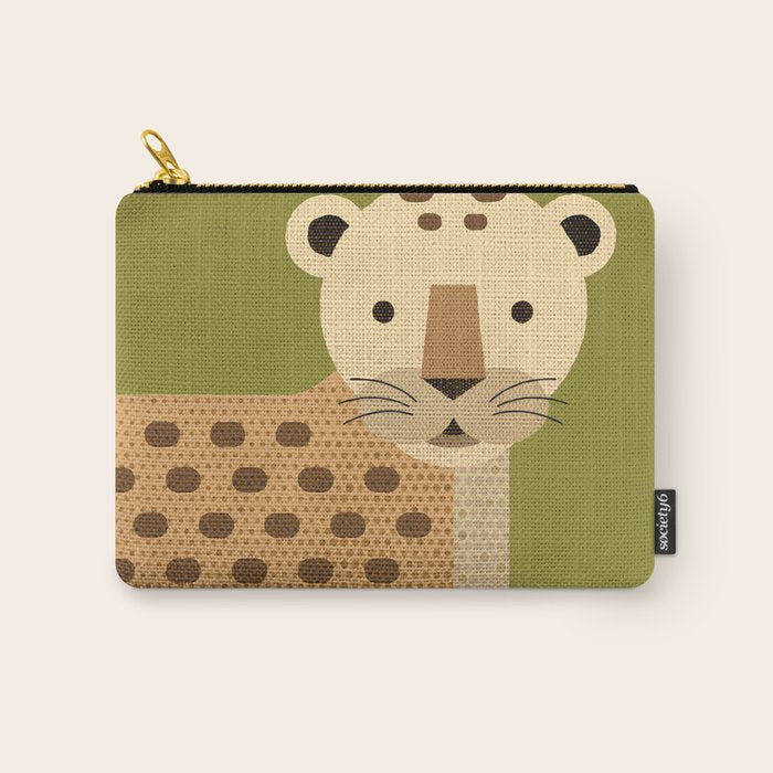 Whimsy Leopard Carry All Pouch Gallery Image 1