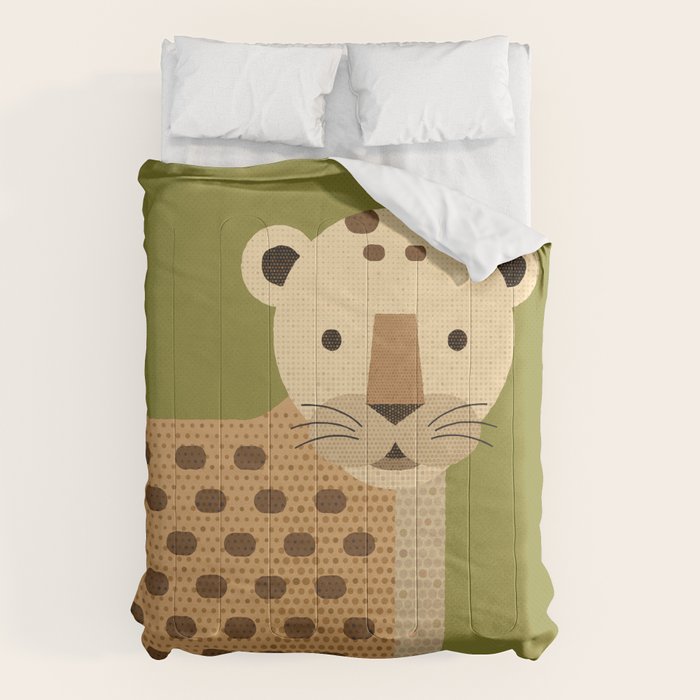 Whimsy Leopard Comforter Gallery Image 1