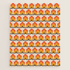 Retro Cloud Stripe 70s Floral Pattern Jigsaw Puzzle Gallery Image 1