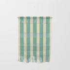 Simple Stripes Pattern - Light Green Wall Hanging Gallery Image 1