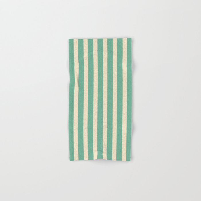 Simple Stripes Pattern - Light Green Bath Towel Gallery Image 1