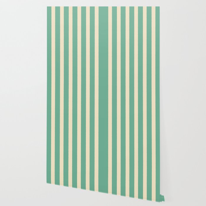 Simple Stripes Pattern - Light Green Wallpaper Gallery Image 2