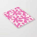 Hot Pink Amoeba Dance Funky Abstract Pattern Notebook Gallery Image 3