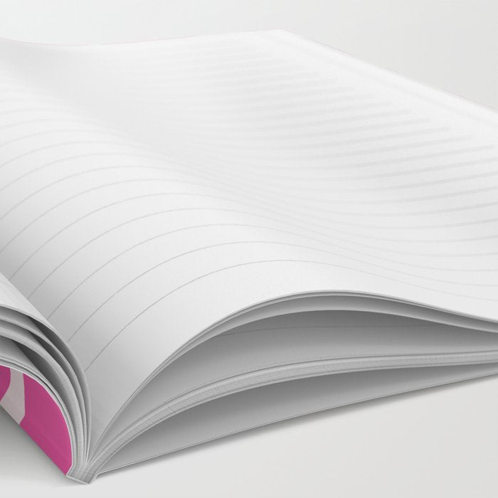 Hot Pink Amoeba Dance Funky Abstract Pattern Notebook Gallery Image 2