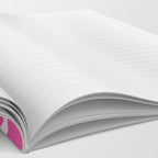 Hot Pink Amoeba Dance Funky Abstract Pattern Notebook Gallery Image 2