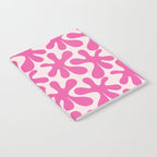 Hot Pink Amoeba Dance Funky Abstract Pattern Notebook Gallery Image 2