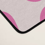 Hot Pink Amoeba Dance Funky Abstract Pattern Desk Mat Gallery Image 4
