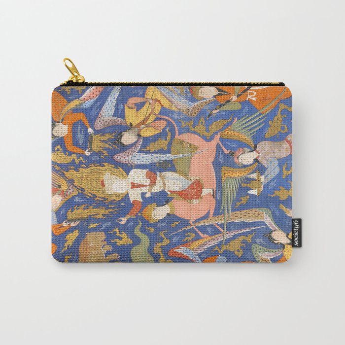 Falnama (Book of omens), The Night Journey (Miâraj) Carry All Pouch Gallery Image 1