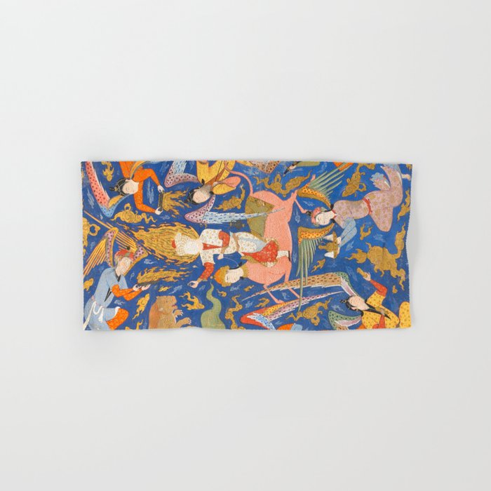 Falnama (Book of omens), The Night Journey (Miâraj) Bath Towel Gallery Image 1