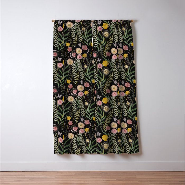 Meadow Noir Window Curtain Gallery Image 3