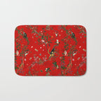 Monkey World Red Bath Mat Gallery Image 1