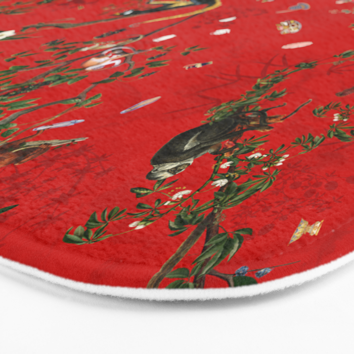 Monkey World Red Bath Mat Gallery Image 3
