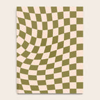 Check VI - Green Twist â Checkerboard Print Notebook Gallery Image 4