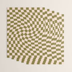 Check VI - Green Twist â Checkerboard Print Wrapping Paper Gallery Image 3