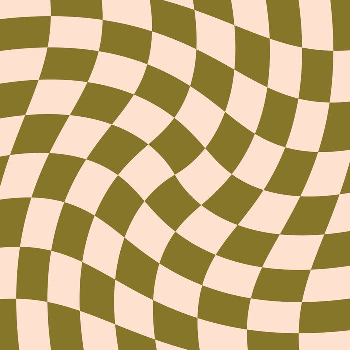 Check VI - Green Twist â Checkerboard Print Coffee Mug Gallery Image 2