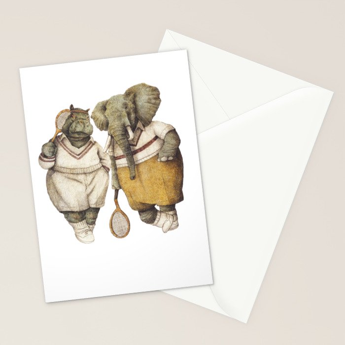 Gentlemen of the Court Stationery Card Gallery Image 2