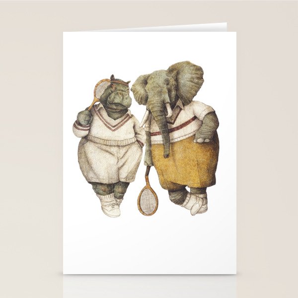 Gentlemen of the Court Stationery Card Gallery Image 1
