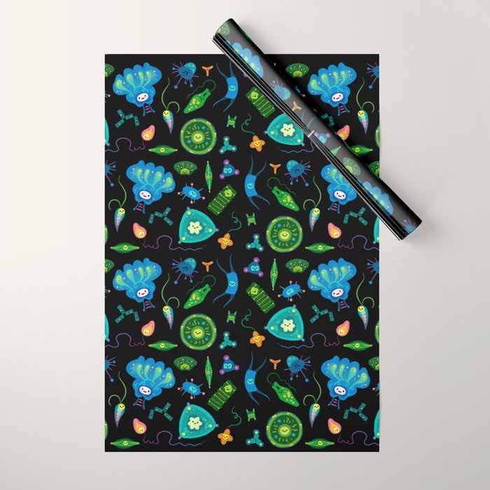 Phytoplankton Wrapping Paper Gallery Image 1