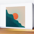 Abstraction_NEW_SUNLIGHT_MOUNTAINS_SHINE_POP_ART_M1209A Wall Mural Gallery Image 2