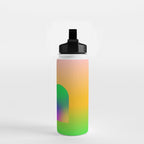 Tuscan  Landscape - Ombre Colors Minimalist Modern Abstract Iluustration  Water Bottle Gallery Image 2