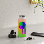 Tuscan  Landscape - Ombre Colors Minimalist Modern Abstract Iluustration  Water Bottle Gallery Image 4
