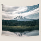 Mount Adams Reflections Wall Tapestry Gallery Image 4