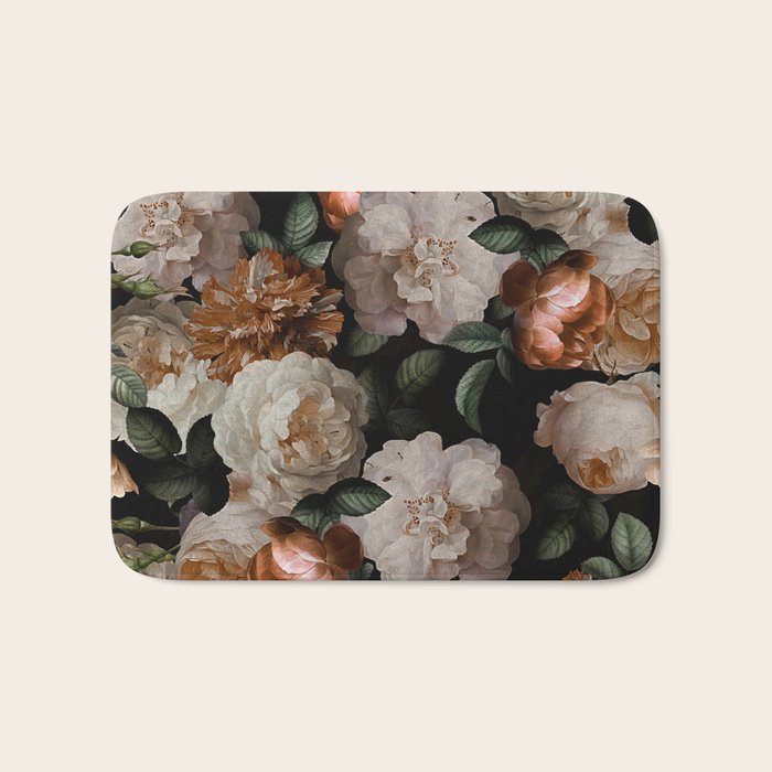 Golden Jan Davidsz. de Heem Roses Bath Mat Gallery Image 1