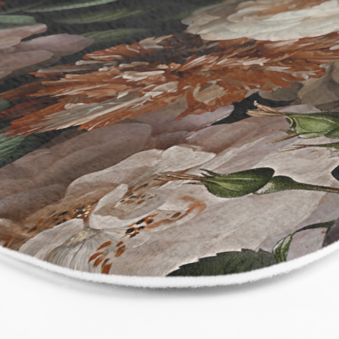 Golden Jan Davidsz. de Heem Roses Bath Mat Gallery Image 3