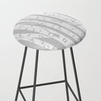 Woodcut Birches Grey Stool Gallery Image 2