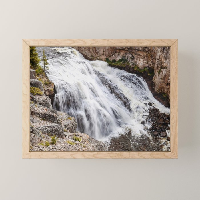 Yellowstone Waterfall Mini Art Print Gallery Image 1