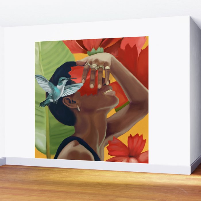 Blooming Joy Wall Mural Gallery Image 2