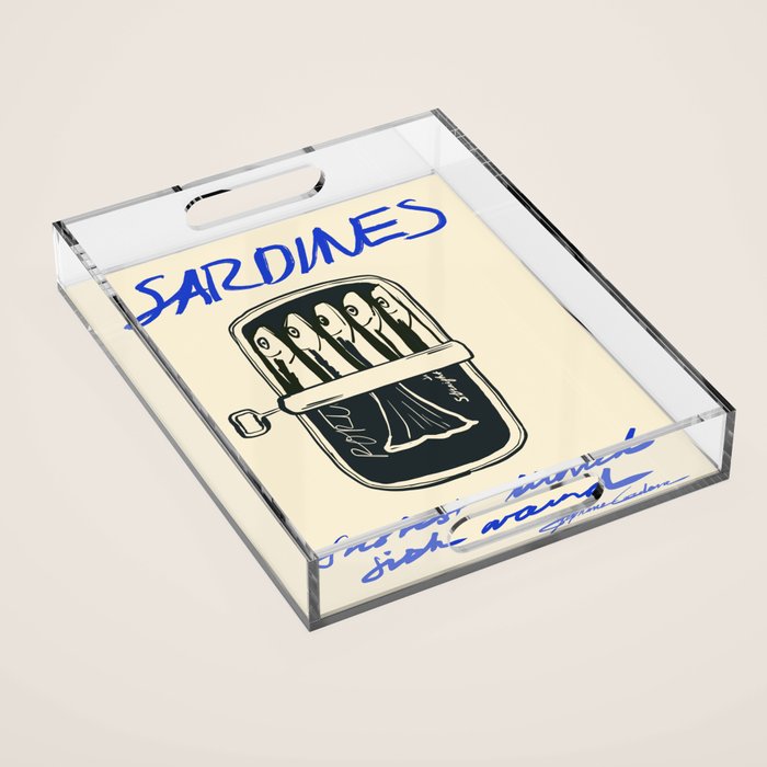 Sardines Acrylic Tray Gallery Image 1