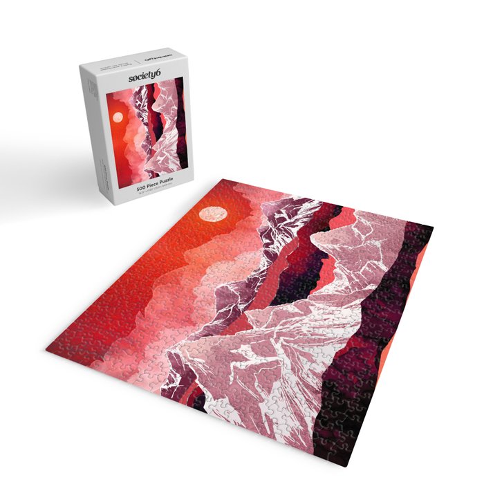 Scarlet Glow Jigsaw Puzzle Gallery Image 2