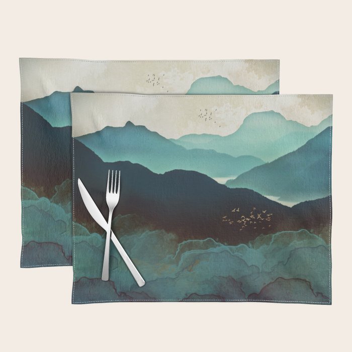 Indigo Mountains Placemat Gallery Image 1