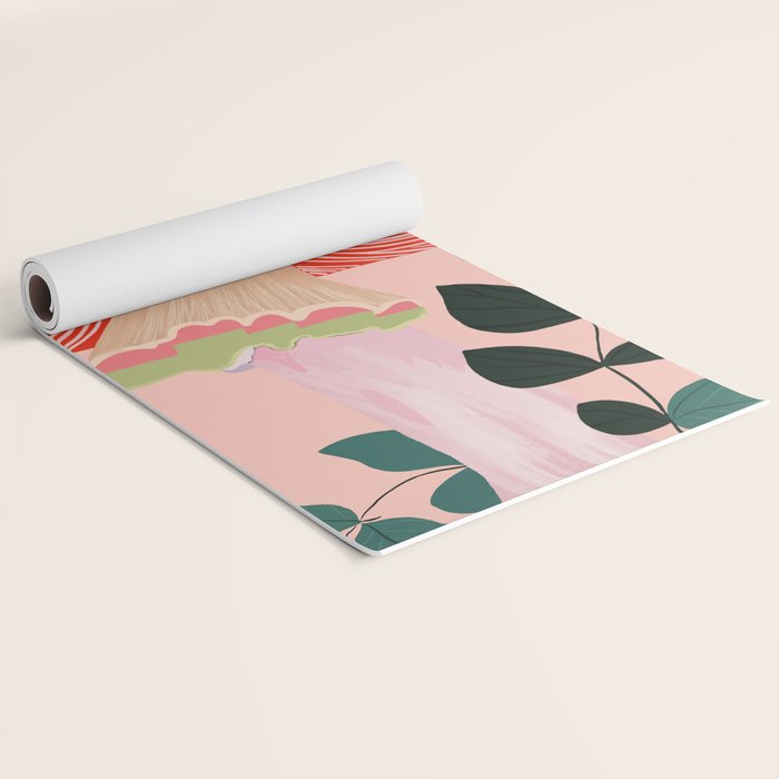 Garden Mushroom Yoga Mat Gallery Image 2