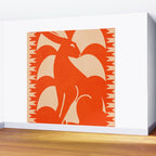 Minimalist Rabbit 7 Wall Mural Gallery Image 2