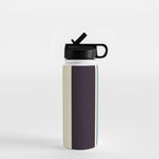 Classic Minimal Racing Car Retro Stripes - Furaribi Water Bottle Gallery Image 1