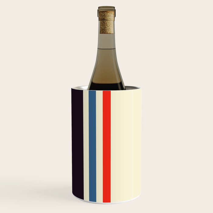 Classic Minimal Racing Car Retro Stripes - Furaribi Wine Chiller Gallery Image 3