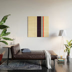 Classic Minimal Racing Car Retro Stripes - Furaribi Wood Wall Art Gallery Image 2