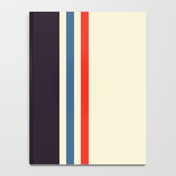 Classic Minimal Racing Car Retro Stripes - Furaribi Notebook Gallery Image 4