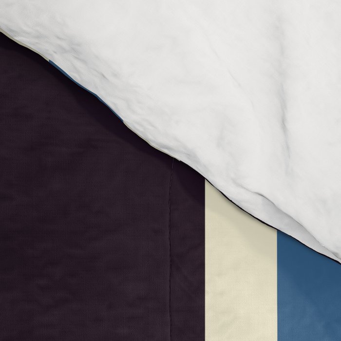 Classic Minimal Racing Car Retro Stripes - Furaribi Comforter Gallery Image 4