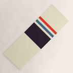 Classic Minimal Racing Car Retro Stripes - Furaribi Yoga Mat Gallery Image 1